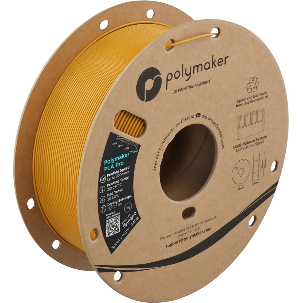 Atome3D.com - Polymaker - PLA Pro Metallic - Or (Gold) - 1,75mm - 1 kg