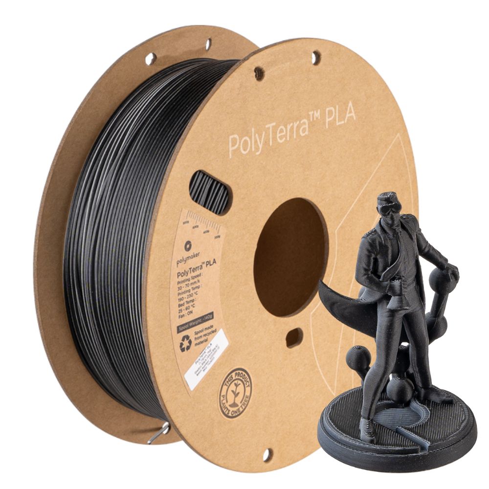 Polymaker Dual Shadow Examples Atome3D.com - Polymaker - PolyTerra Dual PLA - Shadow Black - Blanc ...
