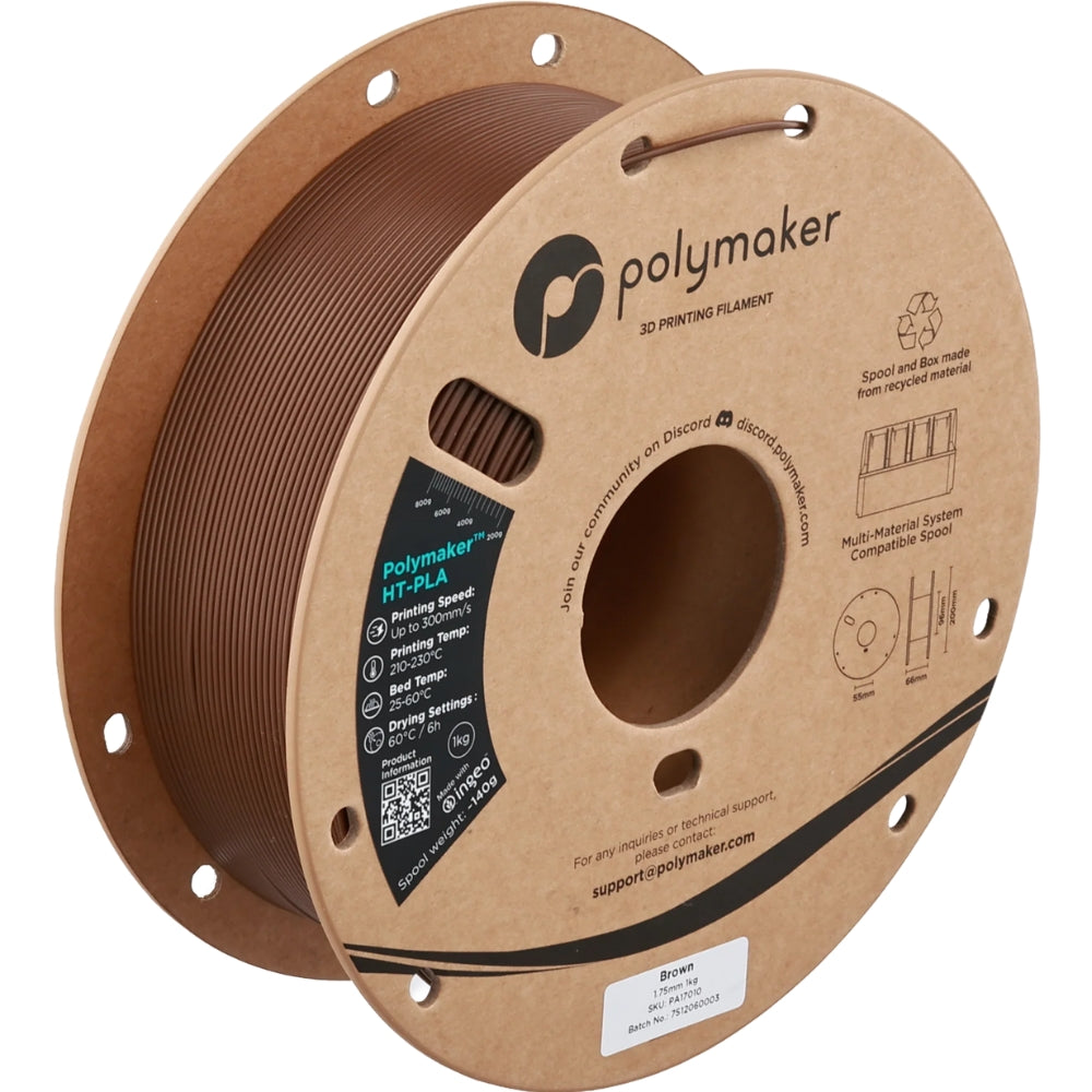 Atome3D.com - Polymaker - HT-PLA - Marron (Brown) - 1,75 mm - 1 kg