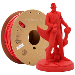 Polymaker - PolyTerra PLA - Rouge Lave (Lava Red) - 1.75 mm - 1 kg