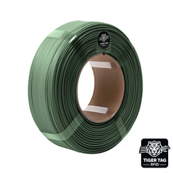 R3D - PETG Matte - Vert Militaire (Military Green) - 1,75 mm - 1 kg Refill avec RFID TigerTag