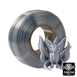 R3D - PLA High-Speed - Argent Soie (Silk Silver) - 1,75 mm - 1 kg Refill avec RFID TigerTag
