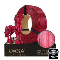 Rosa3D - PLA Galaxy - Rouge Bordeaux (Red Wine) - 1,75 mm - 1 kg Refill avec RFID TigerTag