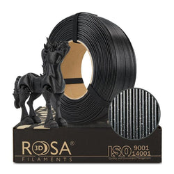 Rosa3D - PLA Galaxy - Noir (Black) - 1,75 mm - 1 kg Refill