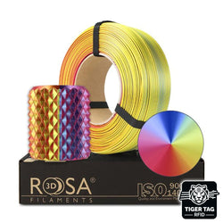 Rosa3D - PLA Magic Silk - Carnaval (Carnival) - 1,75 mm - 1 kg Refill avec RFID Tiger Tag