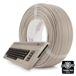 Rosa3D - PLA Starter - Gris Ordinateur 8bit Retro (Computers 8bit Retro Gray) - 1,75 mm - 1 kg Refill avec RFID TigerTag
