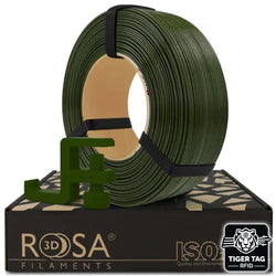 Rosa3D - PCTG - Vert Armée (Army Green) - 1,75 mm - 1 kg Refill avec RFID TigerTag