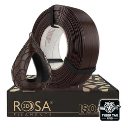 Rosa3D - PETG Standard HS - Chocolat (Chocolate Brown) - 1,75 mm - 1 kg Refill avec RFID TigerTag
