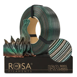 Rosa3D - PLA Galaxy - Arc-en-ciel Terra (Rainbow Terra) - 1,75 mm - 1 kg Refill