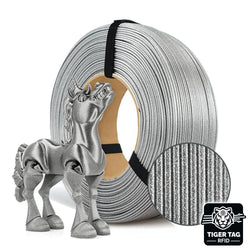 Rosa3D - PLA Galaxy - Argent Brillant (Brillant Silver) - 1,75 mm - 1 kg Refill avec RFID TigerTag