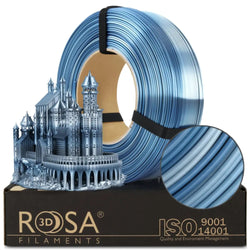 Rosa3D - PLA Rainbow - Arc-en-ciel Pacifique (Multicolour Silk Pacific) - 1,75 mm - 1 kg Refill