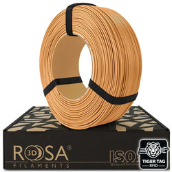 Rosa3D - PLA Starter - Marron Clair (Light Brown) - 1,75 mm - 1 kg Refill avec RFID TigerTag