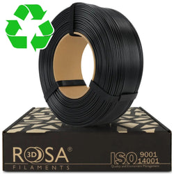 Rosa3D - rPLA - Noir (Black) - 1,75 mm - 1 kg Refill