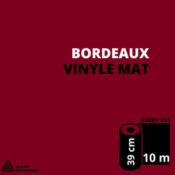 Rouleau Avery 513 Bordeaux Mat 39cm-10m
