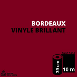 Rouleau Avery 513 Bordeaux Brillant 39cm-10m