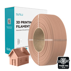 Sunlu - Wood PLA - Bois de Cerisier (Cherry Wood) - 1,75 mm - 1 kg - Refill avec RFID TigerTag