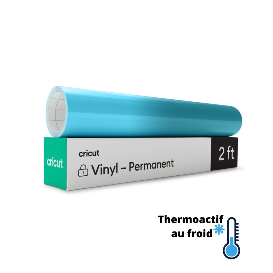 Feuille Hot Foil Thermique En Vinyle Bleu Crafts&Co - Rouleau 3m X 15cm - Recharge Pour Applicateur