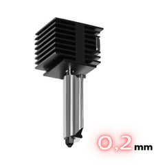 Tête D'impression Améliorée Pour Bambu Lab A1/A1 Mini - Buses Acier Trempé 0.2 Et 0.4 Mm, Compatible Hautes Températures