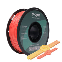 Bobine eSun de eTPU-95A Color Change Orange/Yellow - 1 kg - Bobine en plastique et son prit