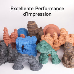 eSun - PLA-Rock - Porphyre Tigré (Tiger Porphyry) - 1,75 mm - 1 kg avec RFID TigerTag
