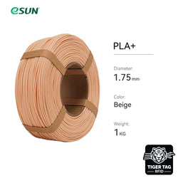 eSun - PLA+ - Beige - 1,75 mm - 1 kg Refill avec RFID TigerTag
