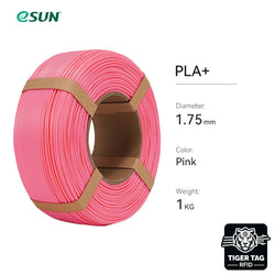 eSun - PLA+ - Rose (Pink) - 1,75 mm - 1 kg Refill avec RFID TigerTag