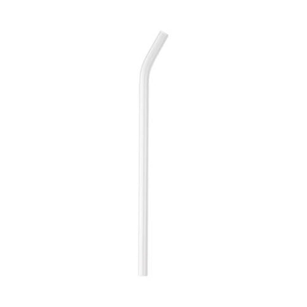6 Pailles En Verre Borosilicate Réutilisables - Forme Courbée, Longueur 20 Cm - Avec 2 Brosses De Nettoyage - Sans BPA, Lavables Au Lave-vaisselle - 5