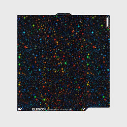 Elegoo - Centauri Carbon - Plateau d'Impression Double Face - Surface Etoilée/PEI Texturé