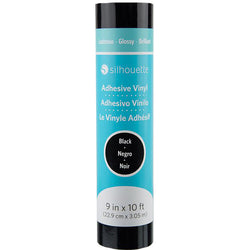 vinyle noir brillant silhouette cameo atome3d