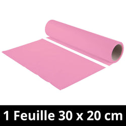 Chemica - Upperflock - Rose (Pink) - Feuille 30 cm x 20 cm
