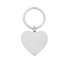 xTool - 10 Porte-clés cœur - Acier inoxydable