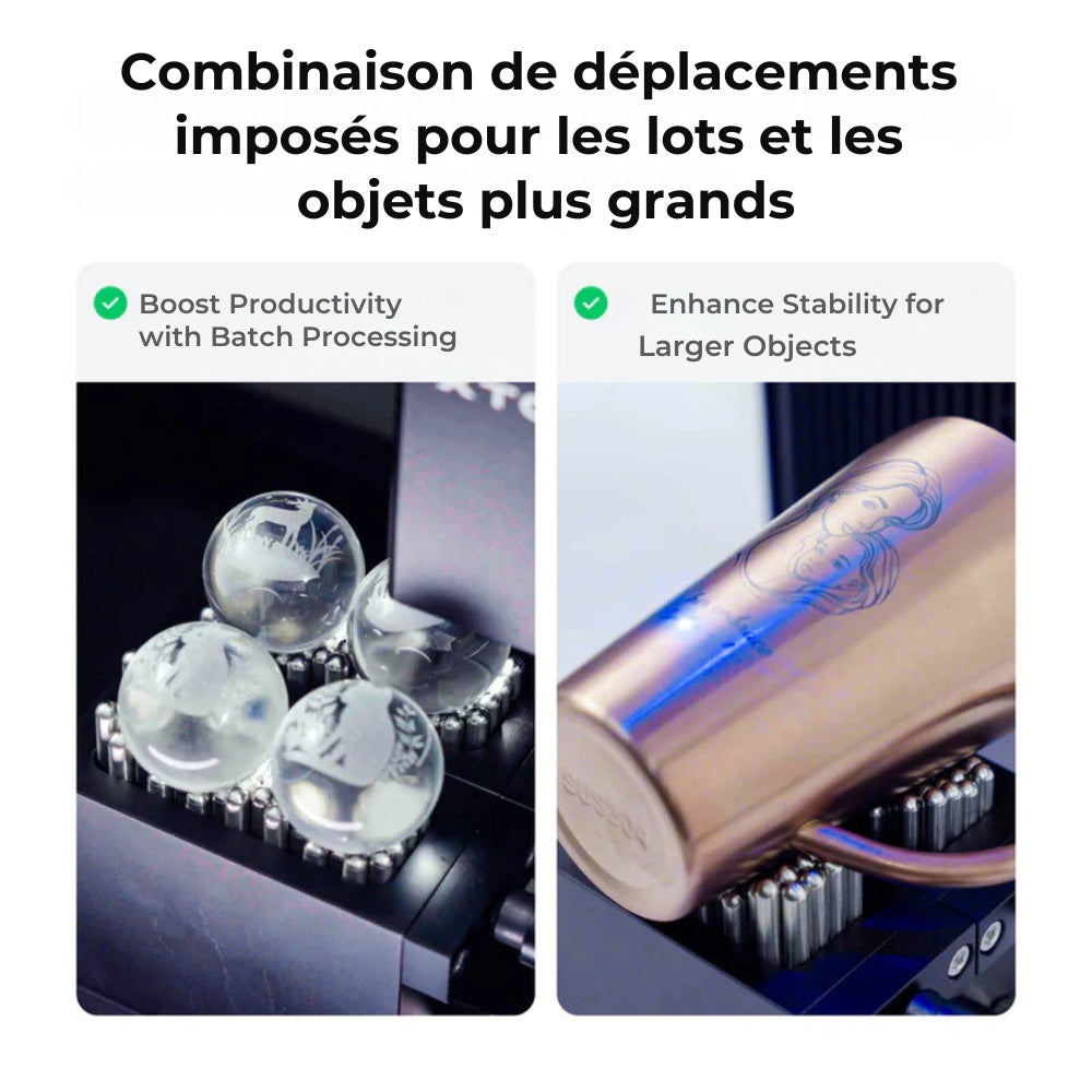 Atome3D.com - xTool - Fixation Modulable pour machines laser